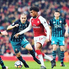 Iwobi Named In Arsenal's 25-Man Tour Squad To Singapore, Akpom Omitted Amid Transfer Link